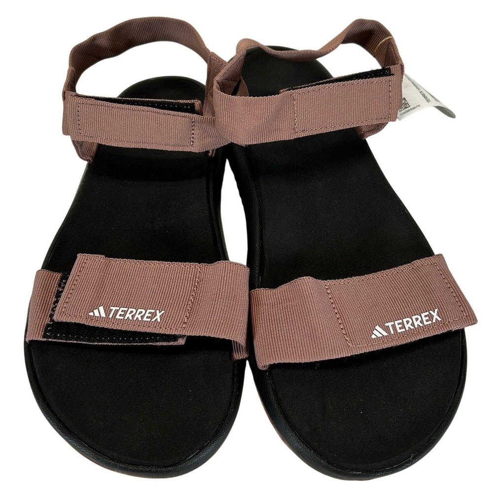 Adidas Terrex Hydroterra Sandals Women Sz 12Pink Black Water Sport Outdoor New
